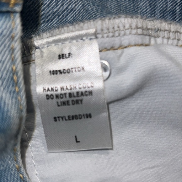 Blank Paige Distressed Jeans Large NWT - Picture 8 of 8